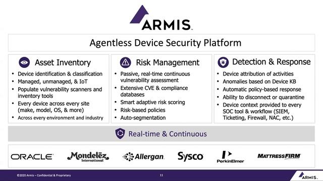 Знакомство с Armis – защита устройств IOT смотреть онлайн