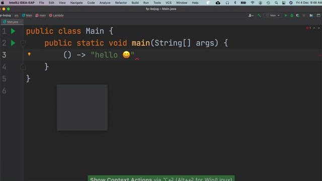 IntelliJ IDEA Tips & Tricks #48: Create a lambda with .lambda postfix template смотреть онлайн
