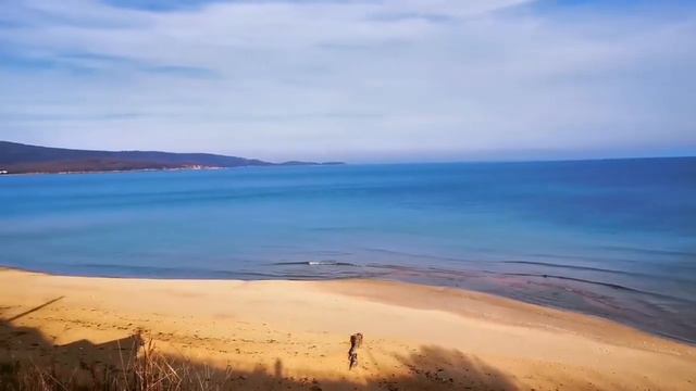 Зимой на Центральном пляже Primorsko, the Central beach in winter смотреть онлайн