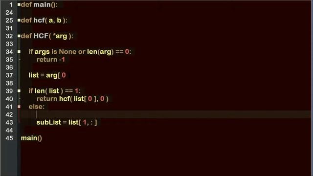highest common factor in python ? смотреть онлайн