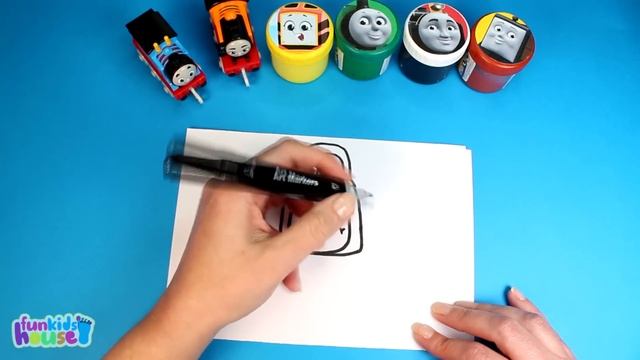 Thomas the Train Drawing and Painting | How to Draw Thomas and Friends Characters смотреть онлайн