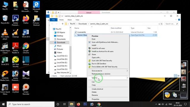 How to install custom fonts in adobe photoshop 7.0 || photoshop me custom fonts add karna sikhe.ikk смотреть онлайн