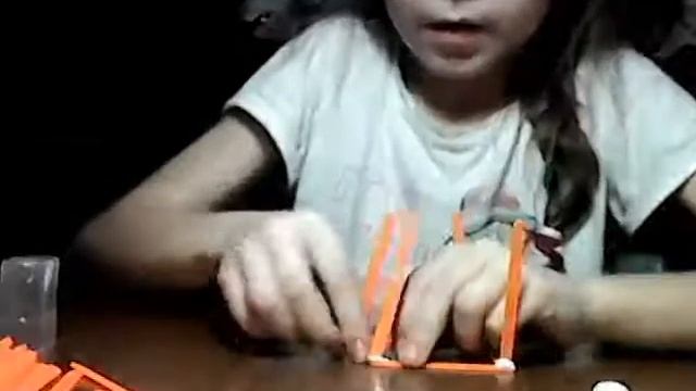 Домик из счётных палочек