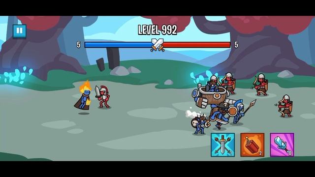 Stick Wars 2 : Battle of Legions #130 - Level 1000 - Android Gameplay смотреть онлайн