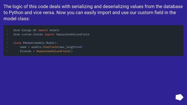 What is the most efficient way to store a list in the Django models? смотреть онлайн