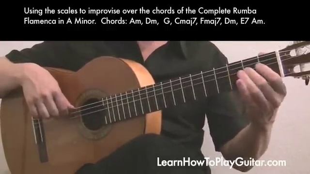 Rumba Flamenca Improvisation Video Tutorial. Stefan Schyga, Guitar смотреть онлайн