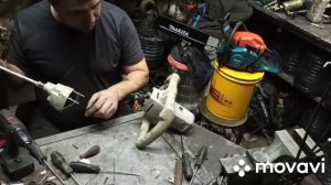 Три миксера в ремонте: Интерскол КМ-60/1000Э, Hitachi UM12VST, Фиолент МД1-11Э