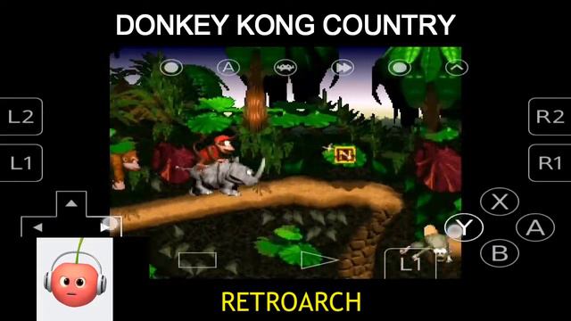 DONKEY KONG COUNTRY Gameplay Retroarch on Android смотреть онлайн