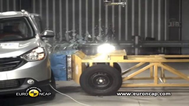 Dacia Lodgy Euro NCAP crash test 2012 смотреть онлайн