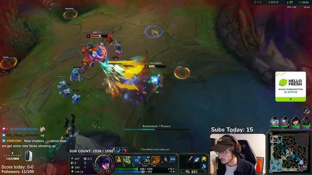 The Most Unexpected 1v1 Outcome - Teemo VS Warwick - Best Of LoL Streams 2545 Synapse