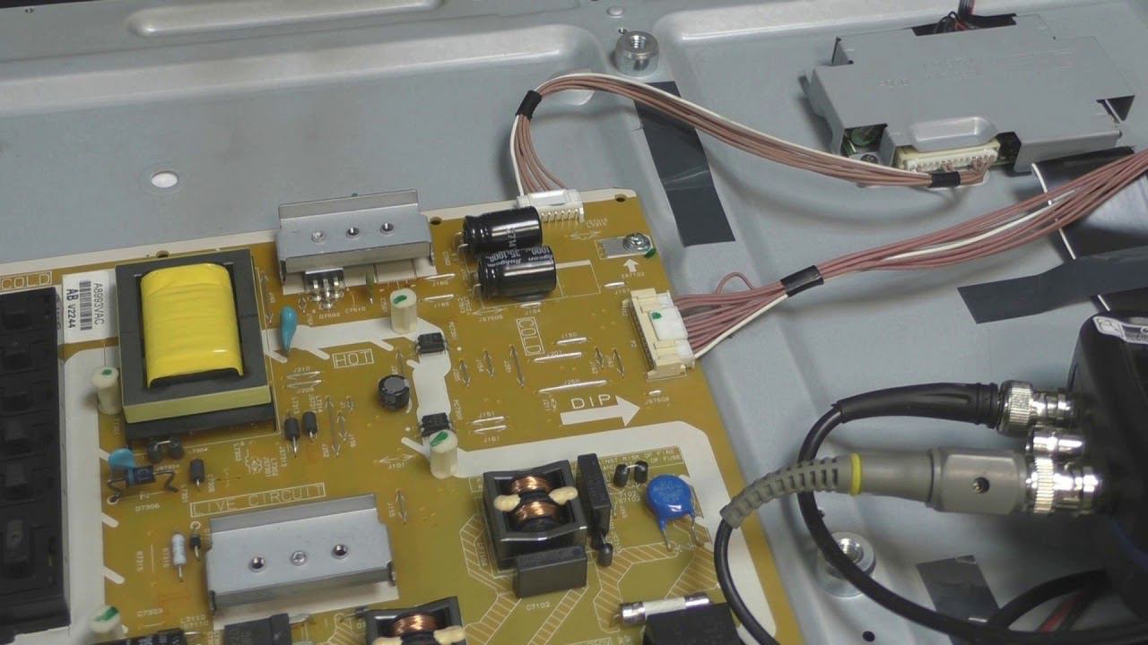 ремонт телевизора panasonic tx-lr32em5a, отключается, ремонт подсветки смотреть онлайн