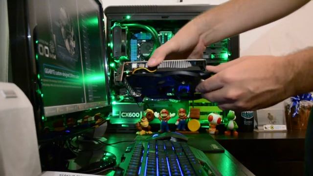 Unboxing GEFORCE GTX 750Ti 1GB OC EDITION - GIGABYTE смотреть онлайн