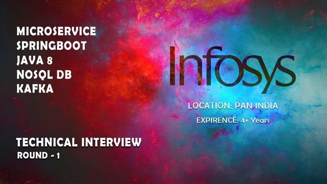 SELECTED | INFOSYS | Java microservice spring boot real time interview | Round 1 смотреть онлайн