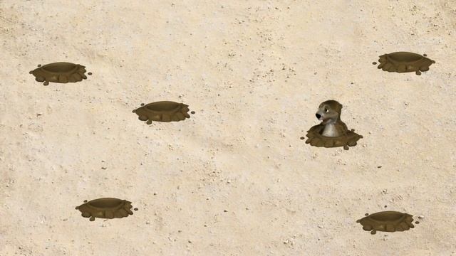 CAT GAMES - CATCHING A GOPHER (ENTERTAINMENT VIDEOS FOR CATS TO WATCH) 60FPS смотреть онлайн