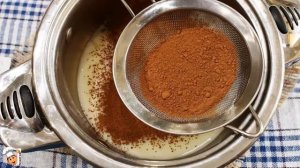 Ванильно шоколадный пудинг с какао - вкусный десерт