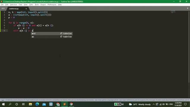 Codeforces Next Round problem 158A Solution in Python language | RayRobo смотреть онлайн