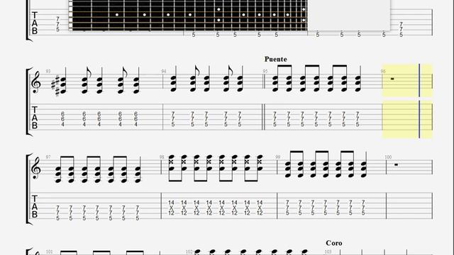 Blink 182 Shut Up GUITAR 1 TABLATURE смотреть онлайн