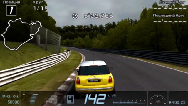 Nordschleife in Gran Turismo PSP (just test) смотреть онлайн