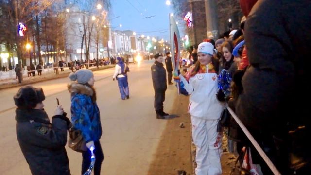 Олимпийский огонь в Чебоксарах! смотреть онлайн