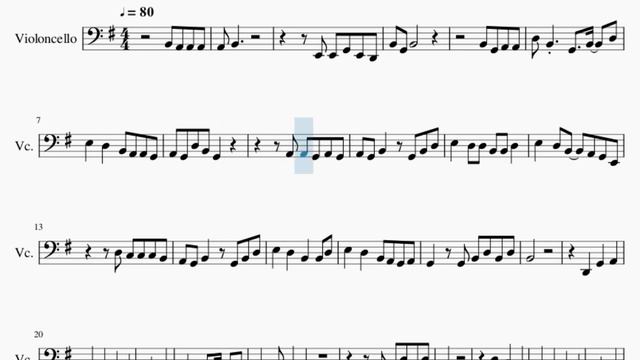 SUPER EASY Cello Sheet Music: How to play Never Forget You by Noisettes смотреть онлайн
