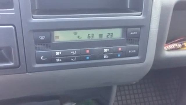VW T4 Multivan 99 - Climatronic Service Menu