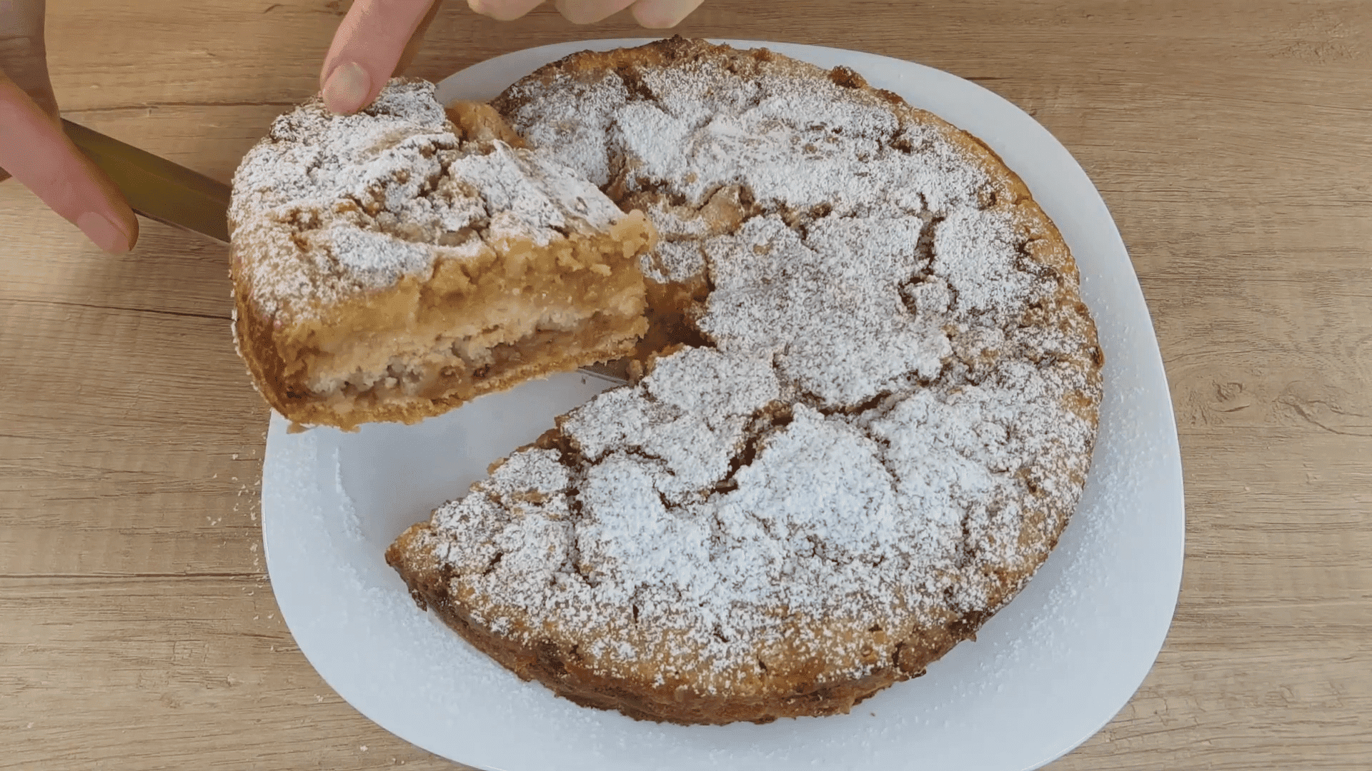 Пирог с яблоками смотреть онлайн