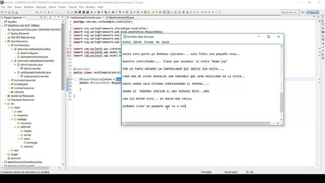 Crear un web service RestFull Get,Post con Spring mvc -Json смотреть онлайн