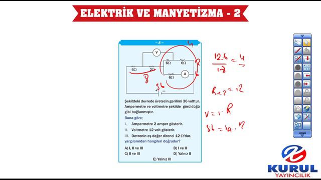 2024 TYT Fizik Kampı Soru Bankası - Elektrik ve Manyetizma -2 смотреть онлайн