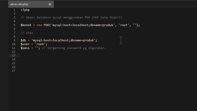 PHPMySQL: koneksi ke database dengan PDO смотреть онлайн
