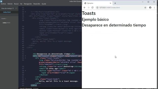 Bootstrap - Toasts смотреть онлайн