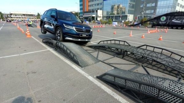 2019 SKODA KODIAQ SCOUT 2.0TD. Все особенности системы полного привода