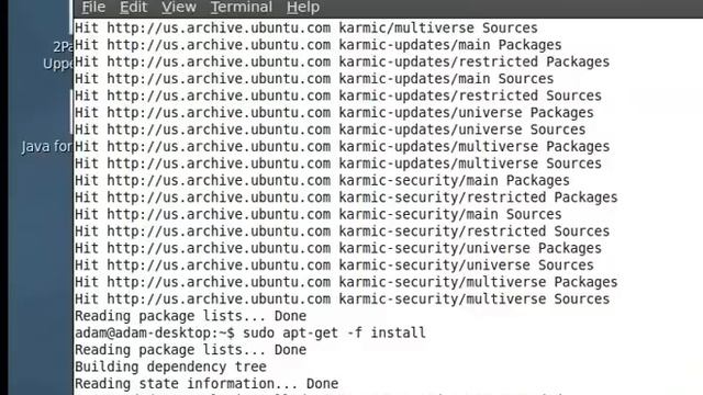 How to install Java on Ubuntu 9.10 смотреть онлайн