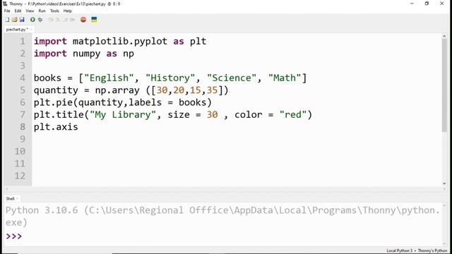 Python Exercise # 13 | Draw Pie Chart using Matplotlib Module смотреть онлайн