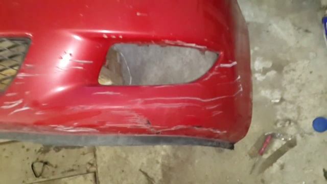 Ремонт бампера Mazda 3 часть 2 смотреть онлайн