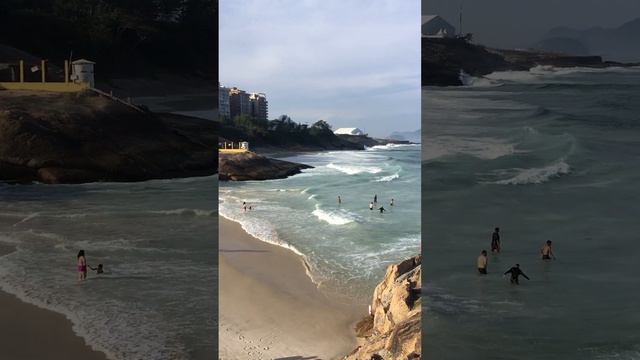 В Рио людей смыло волной! смотреть онлайн