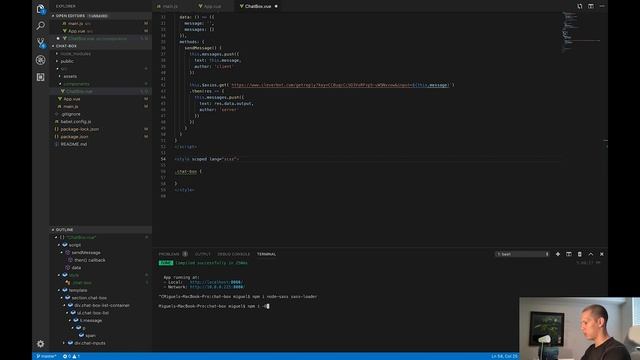 Make a Chat Bot in 15 minutes - Vue & Axios смотреть онлайн