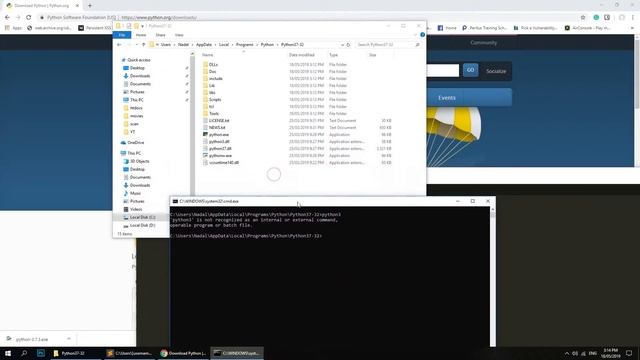 Python3: How to install python3 on windows 10 tutorial (2020) смотреть онлайн