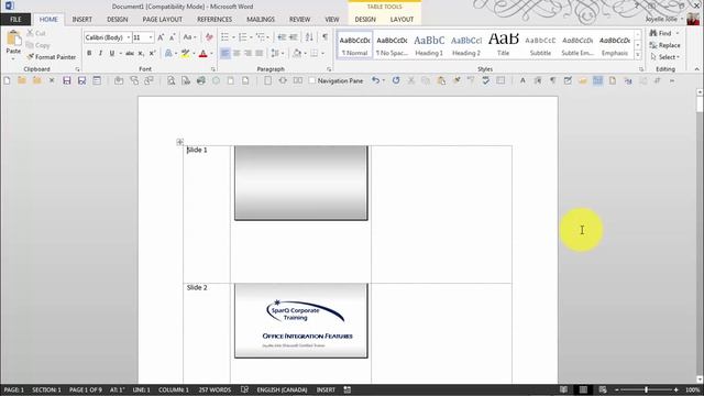 Office Integration - Part 4b - PowerPoint to Word смотреть онлайн