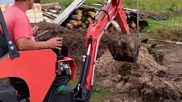 RED RHINO PE - 4522 . Прицепной мини экскаватор. Покупка и эксплуатация. смотреть онлайн