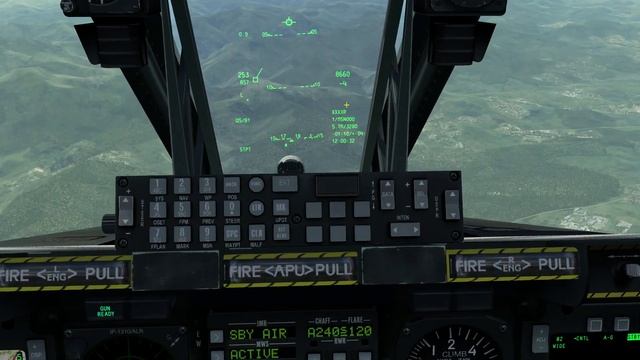 DCS World | A-10C | Режим CCIP в горных условиях смотреть онлайн