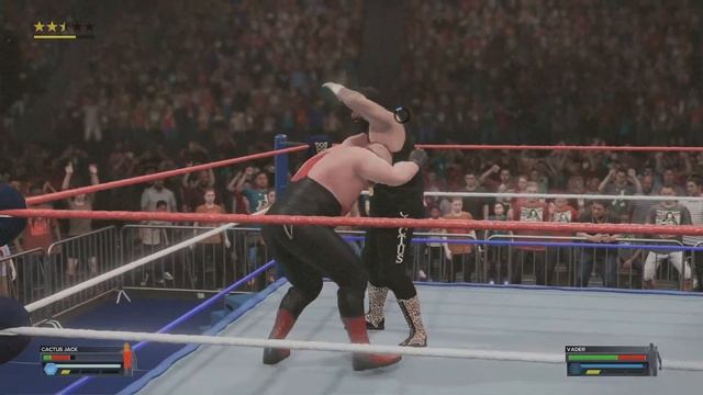 Vader vs Cactus Jack / WCW Title Match смотреть онлайн