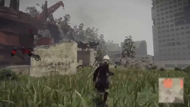 Nier: Automata | Play Through | Part 7 | Helping the Goliath / Doing Side Quests смотреть онлайн