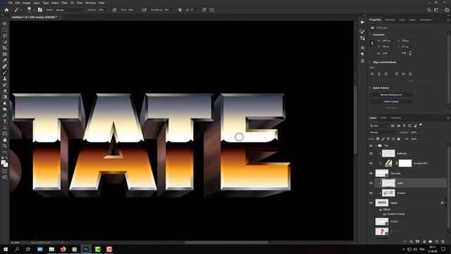 Retro Chrome Logo - Photoshop Speed Art смотреть онлайн
