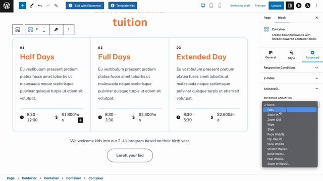 Add animations in WordPress Gutenberg Block Editor with AnimateGL WordPress plugin смотреть онлайн