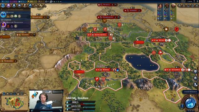 Bradley Plays Civilization 6: Gathering Storm - Suleiman: Part 2 "GORGO ENCROACHES!" смотреть онлайн