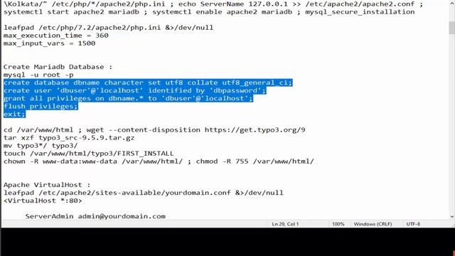 How To Setup TYPO3 With LAMP On Ubuntu 18.04 смотреть онлайн