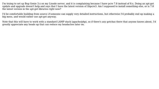 DevOps & SysAdmins: How to get pcre 8.x on Ubuntu 10.04 (Linode)? смотреть онлайн