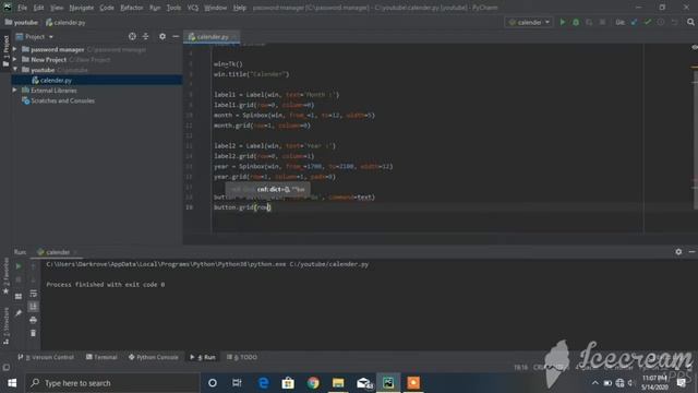 MAKE YOUR OWN CALENDAR USING PYTHON!! смотреть онлайн