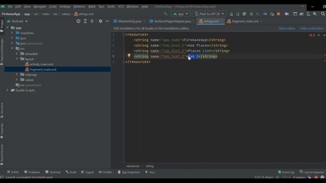 Create Tab layout in Android app development смотреть онлайн