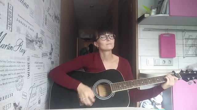 Над рекою калина на гитаре смотреть онлайн